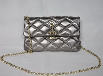 7A Replica Chanel Quilted Flap Platinum Chain Handbag 4692 SilverHardware